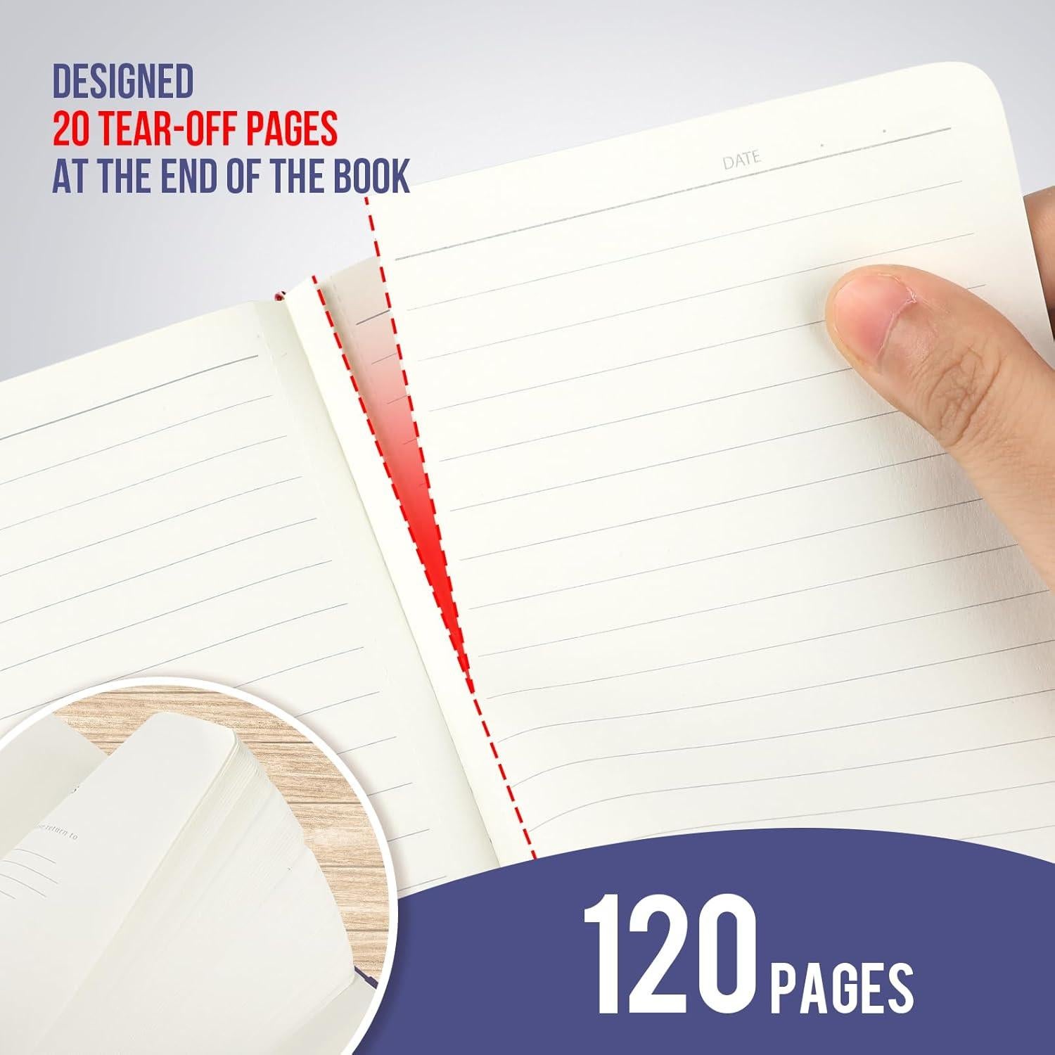 Cuadernos A6 Oucaru 3 Paquete Mariposa Multicolor 120 Páginas