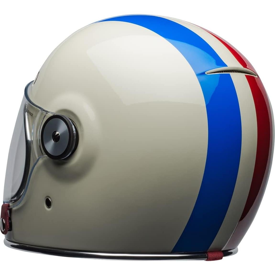 Casco BELL Bullitt Comando Blanco Vintage Rojo Azul Pequeño
