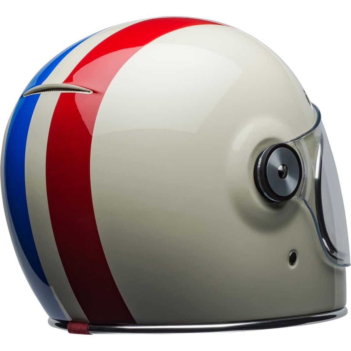 Casco BELL Bullitt Comando Blanco Vintage Rojo Azul Pequeño
