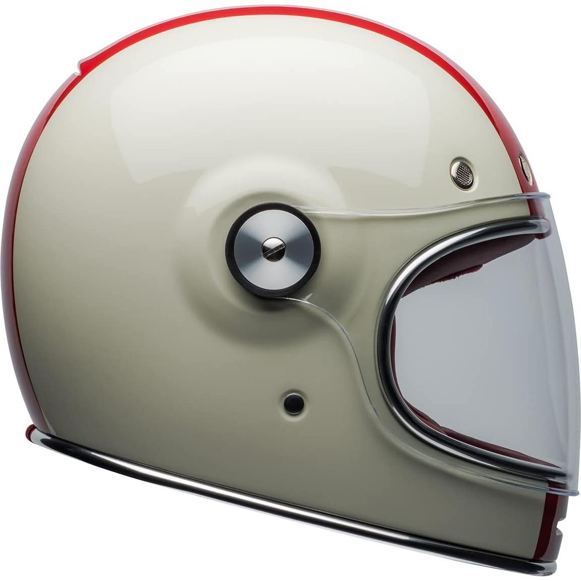 Casco BELL Bullitt Comando Blanco Vintage Rojo Azul Pequeño