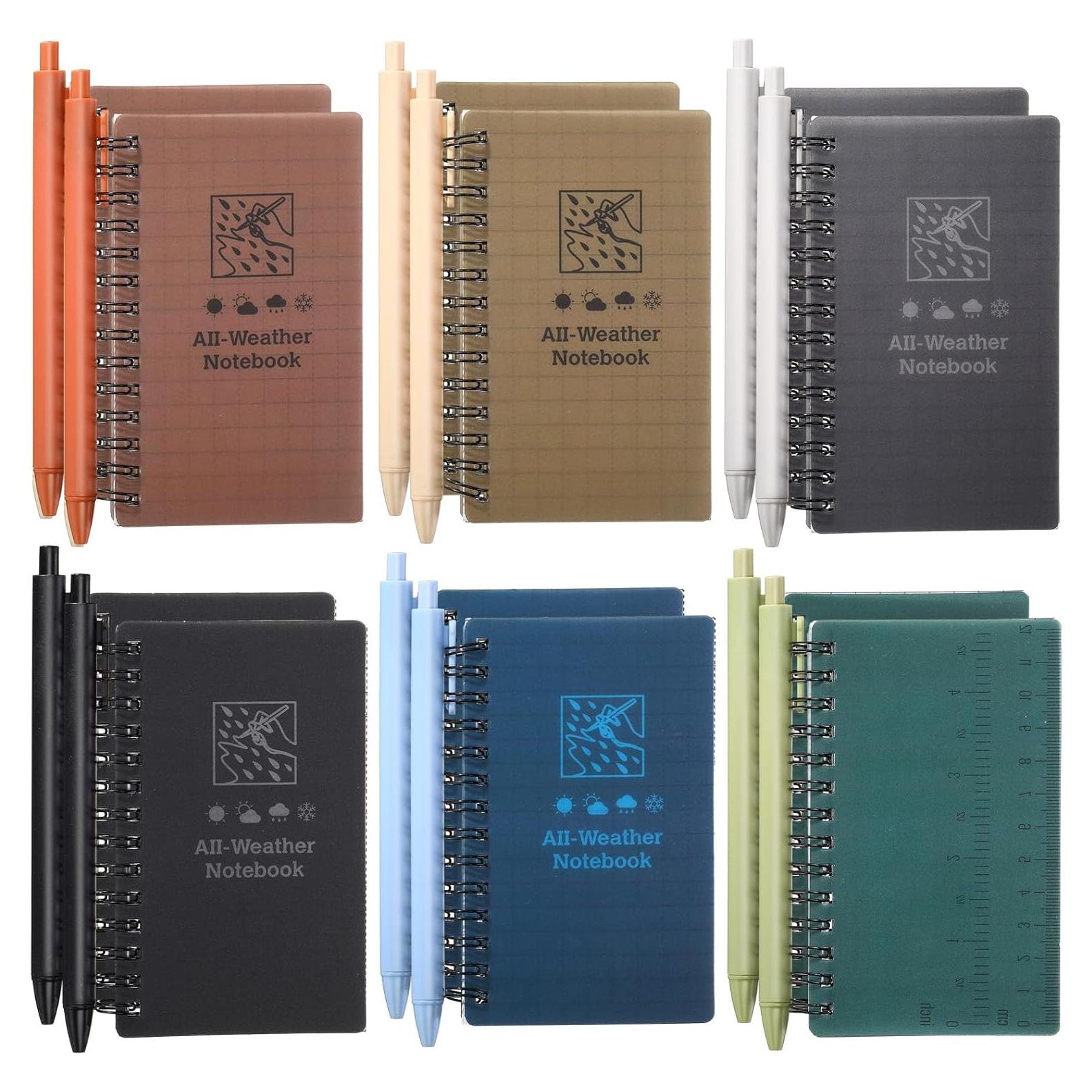 Juego de Cuadernos Impermeables PerKoop 12 Pcs 3x5"