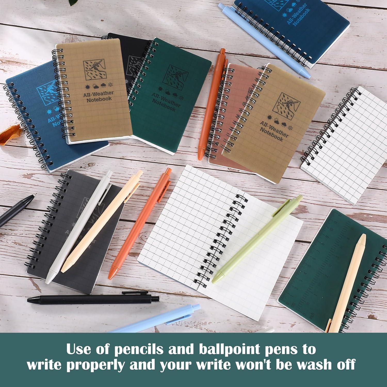 Juego de Cuadernos Impermeables PerKoop 12 Pcs 3x5"