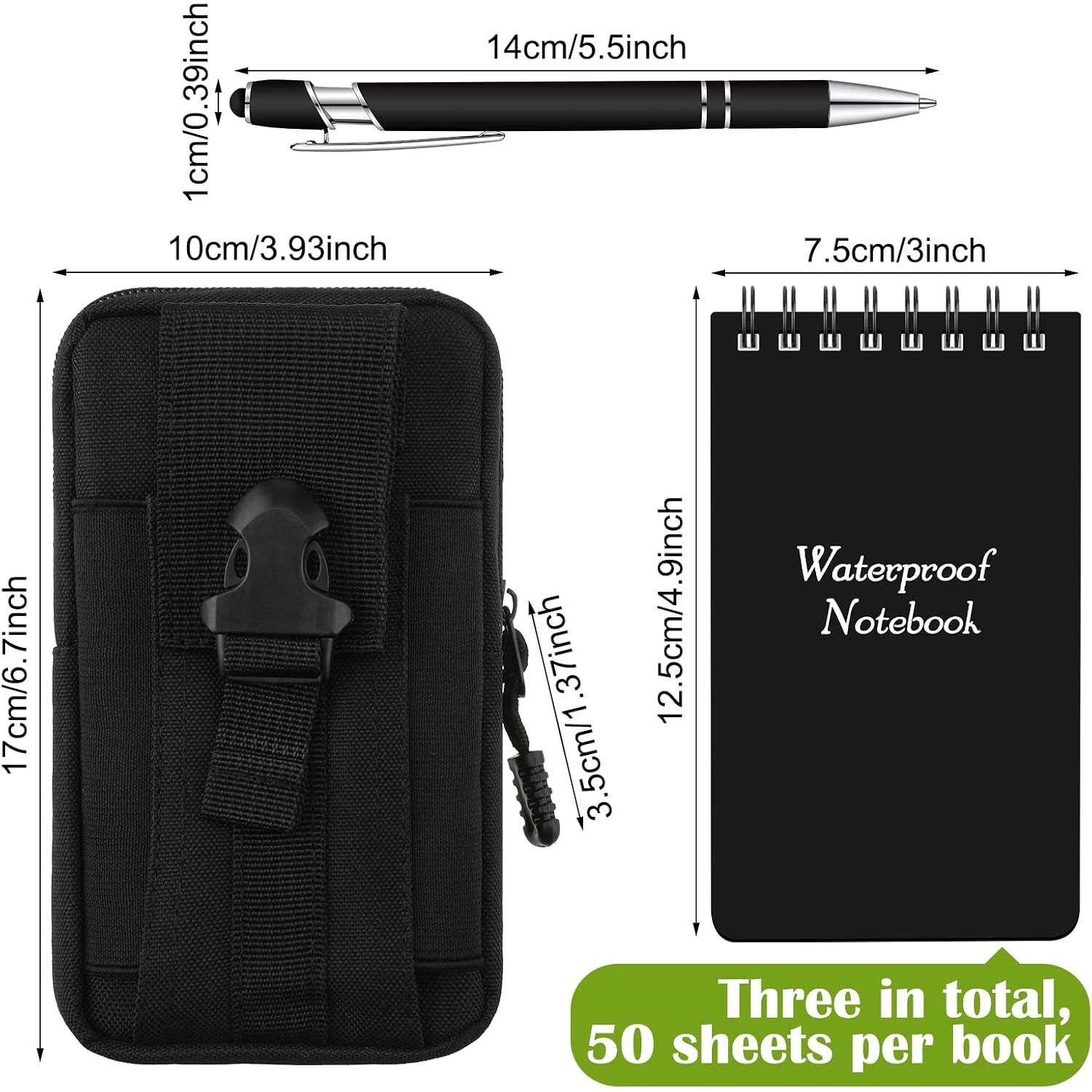 Conjunto Cuaderno Impermeable y Bolígrafo Eaasty 5 Piezas