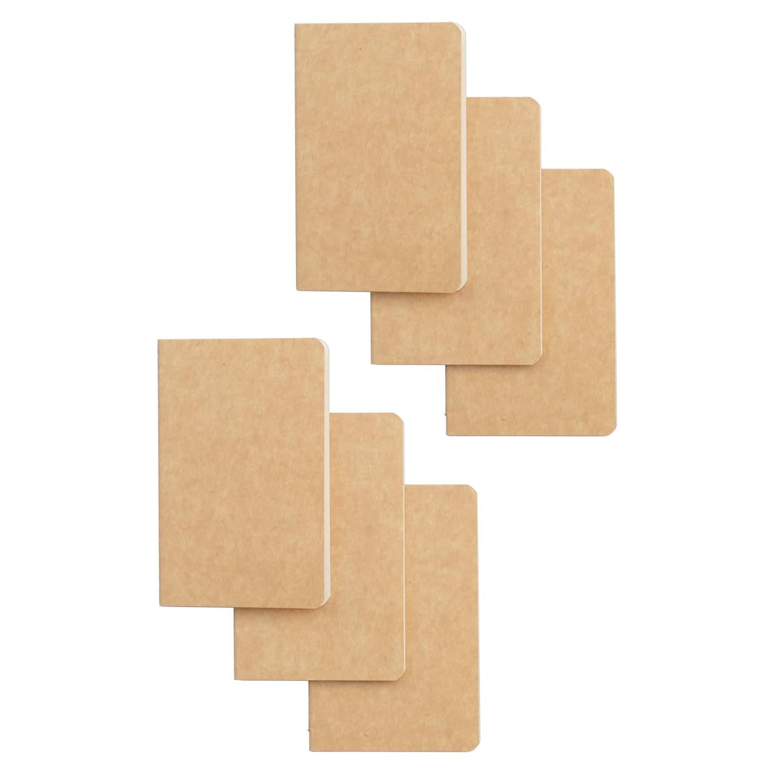 Cuaderno de bolsillo TWONE, 6 mini cuadernos 8.9x14 cm rayados