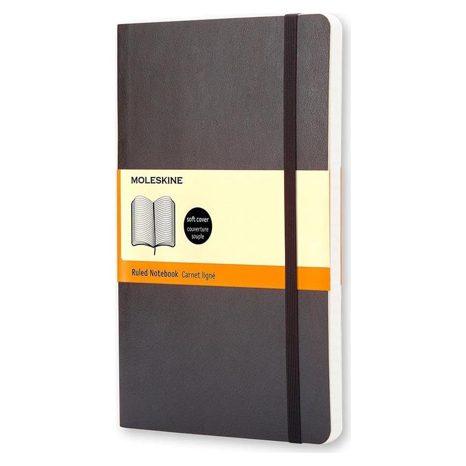 Cuaderno Moleskine Pocket Tapa Blanda Rayado Negro 192 Páginas