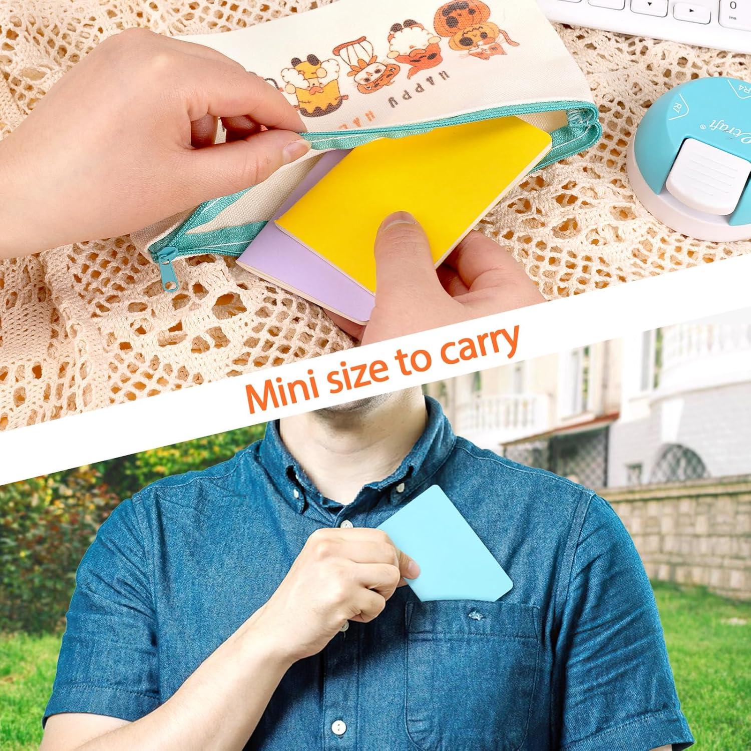 Dynta 60 Packs Pocket Notebook 2.5" x 4" Mini Notebooks Bulk Thread Stitching Small Notebook Portable Cute Tiny Lined Notepad for Gift, Journal, Traveling (12 Colorful Covers, 30 Sheets/60 Pages)