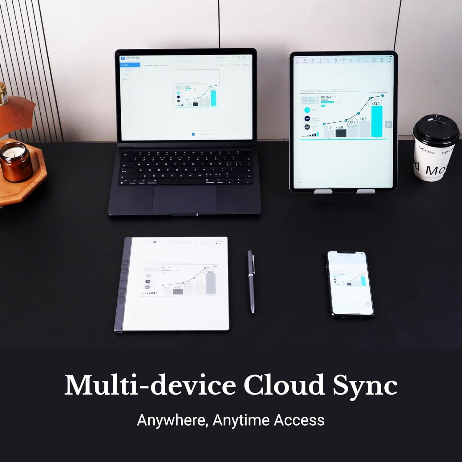 Tableta de Escritura Digital Penstar eNote 10.3" con Lápiz B5