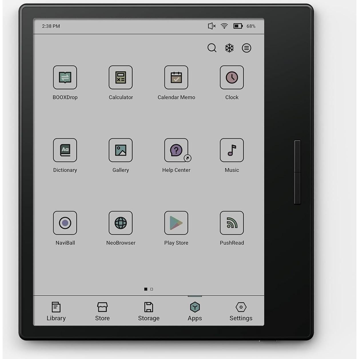 Tablet BOOX Go 7" E Ink 4G 64GB Pantalla Color Luz Frontal