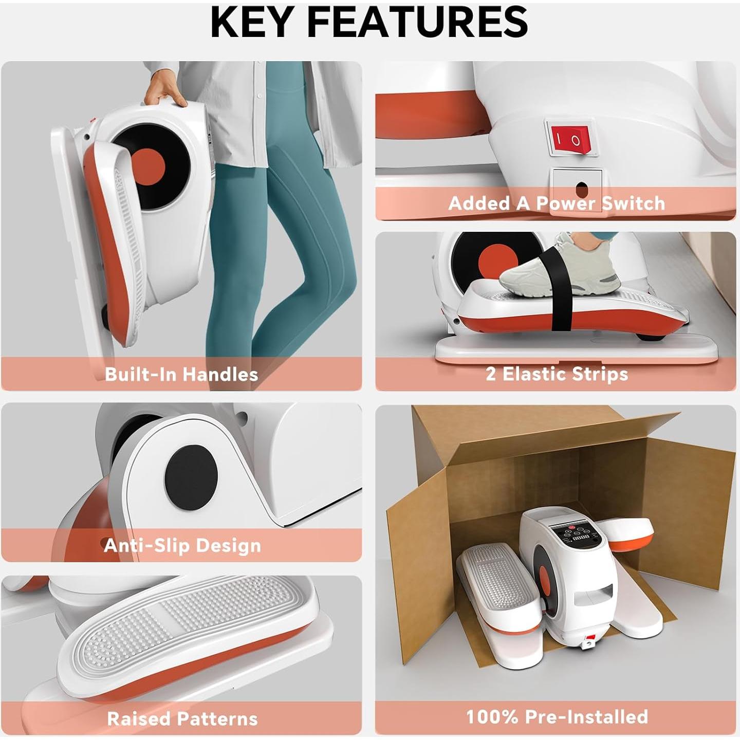 Máquina Elíptica Bajo Escritorio MAXPLUS ET-806WB 16 Velocidades