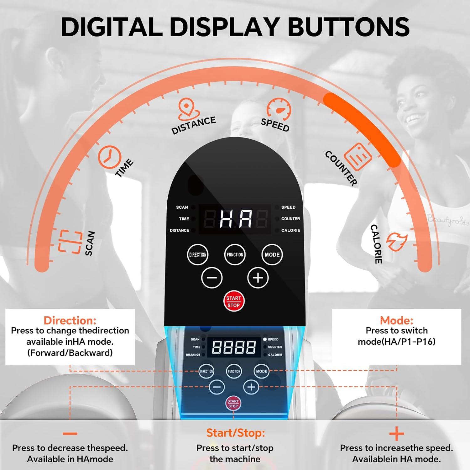 Máquina Elíptica Bajo Escritorio MAXPLUS ET-806WB 16 Velocidades