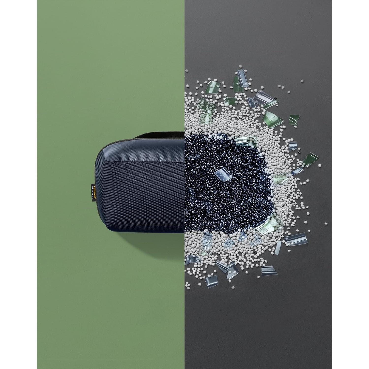 Bolsa Organizadora Electrónica tomtoc M Azul Marino 26x15cm