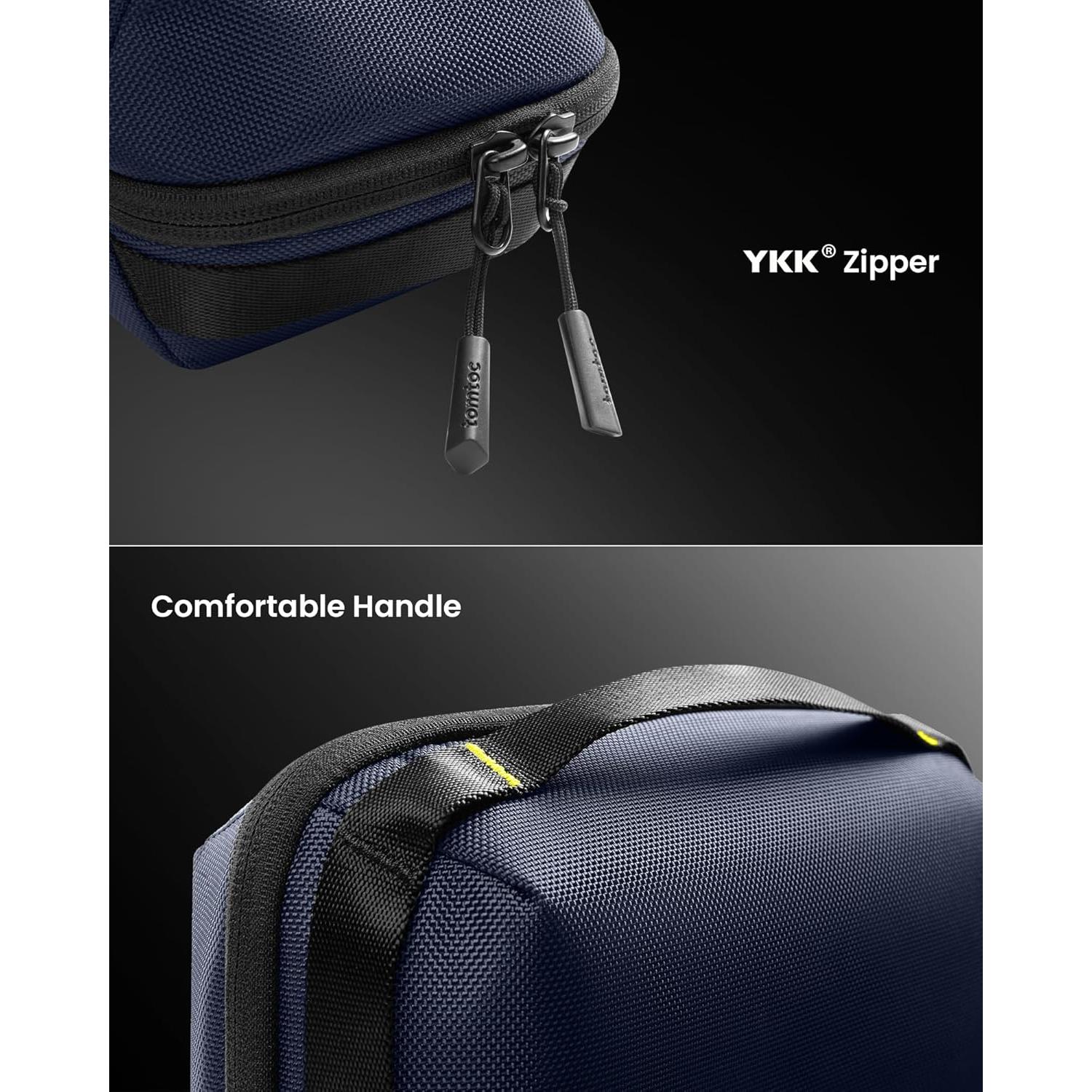 Bolsa Organizadora Electrónica tomtoc M Azul Marino 26x15cm