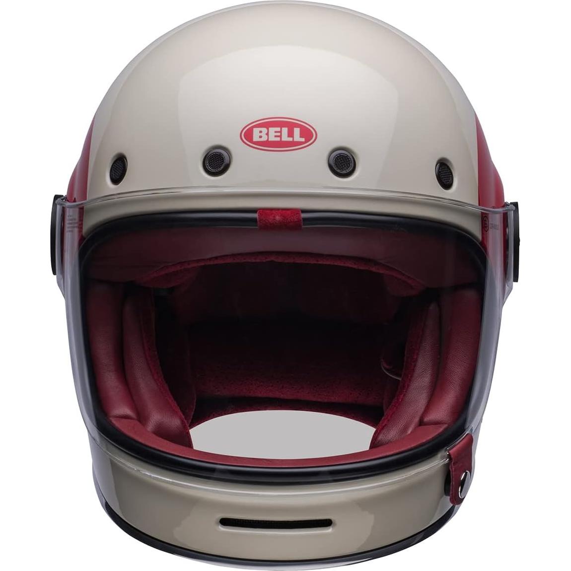 Casco BELL Bullitt Mediano Gloss Blanco Vintage/Oxblood