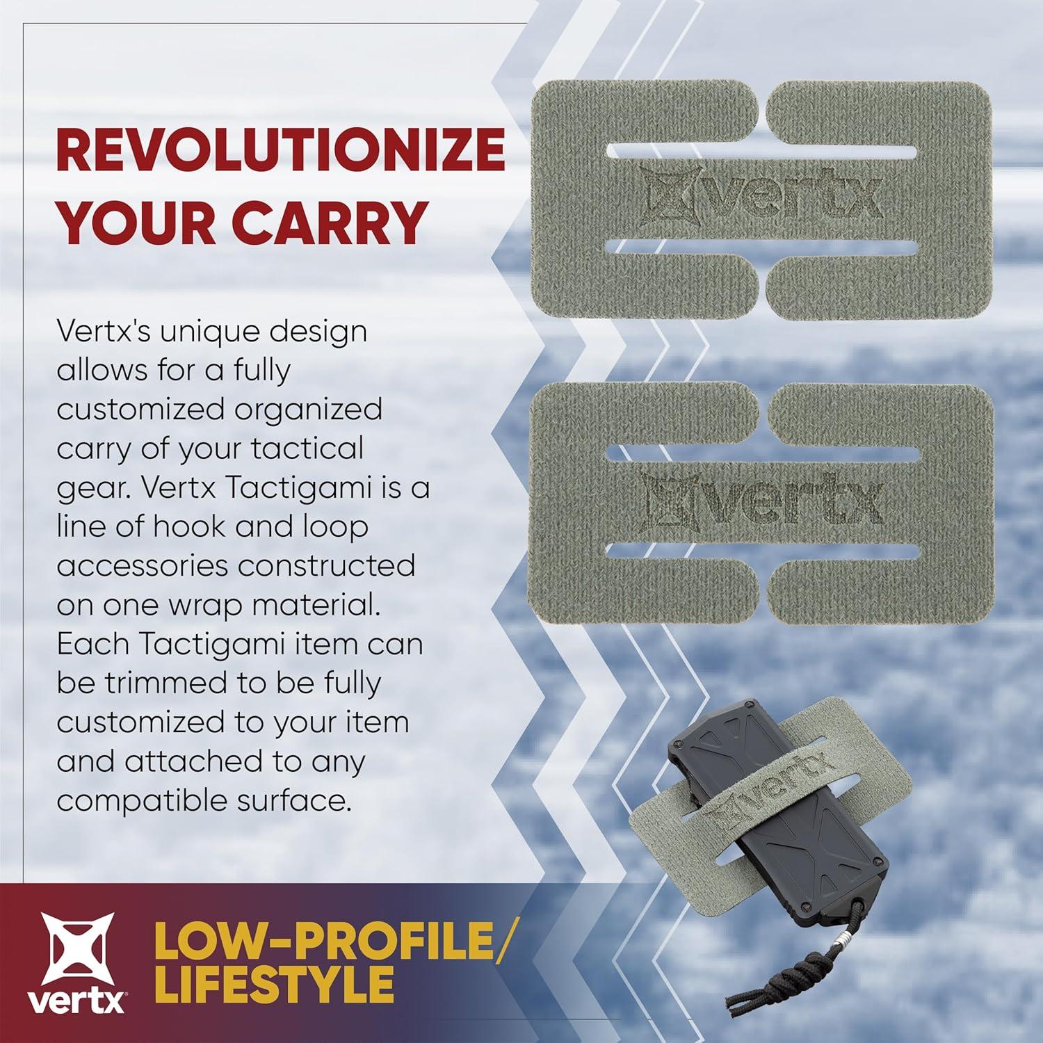 Adaptador de Cinturón Táctico Vertx BAP Negro 2 Paquete