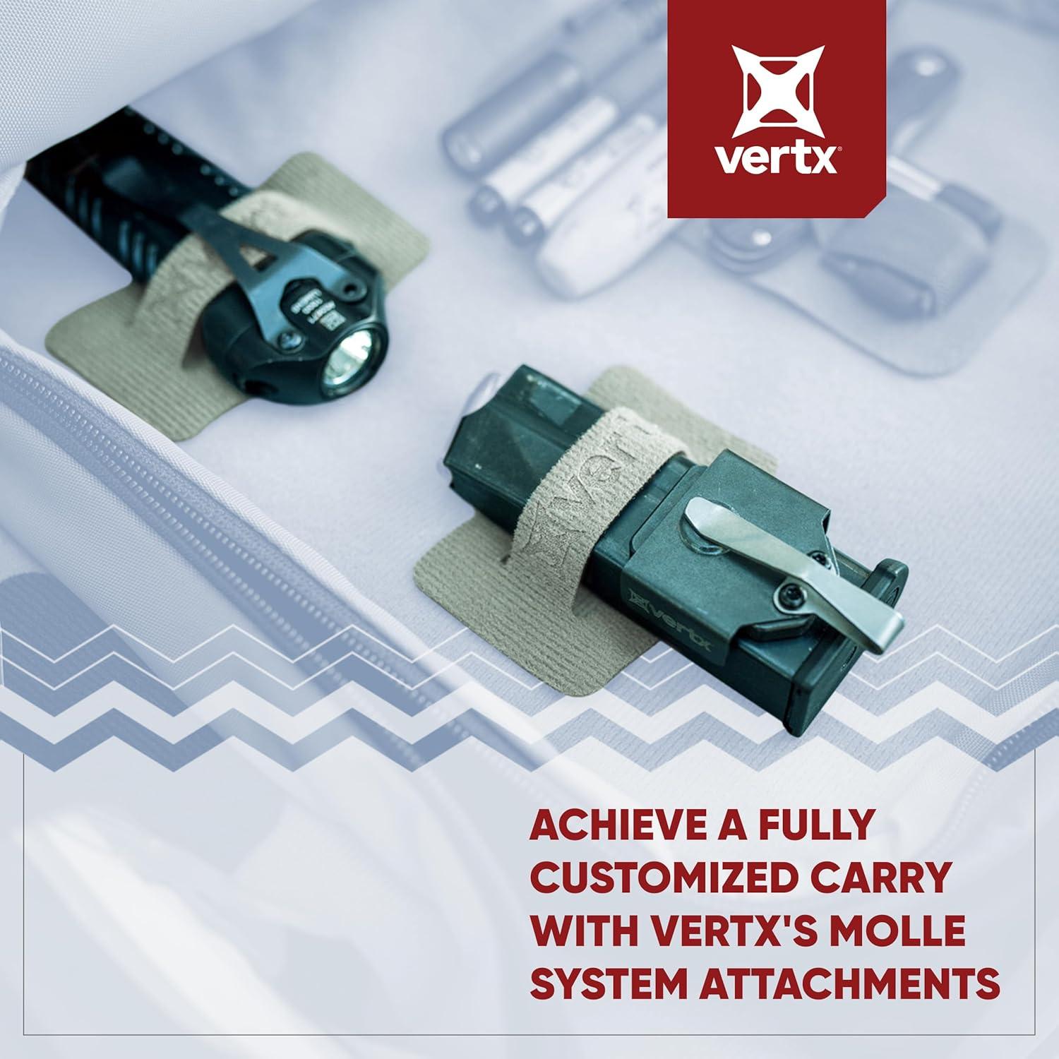 Adaptador de Cinturón Táctico Vertx BAP Negro 2 Paquete