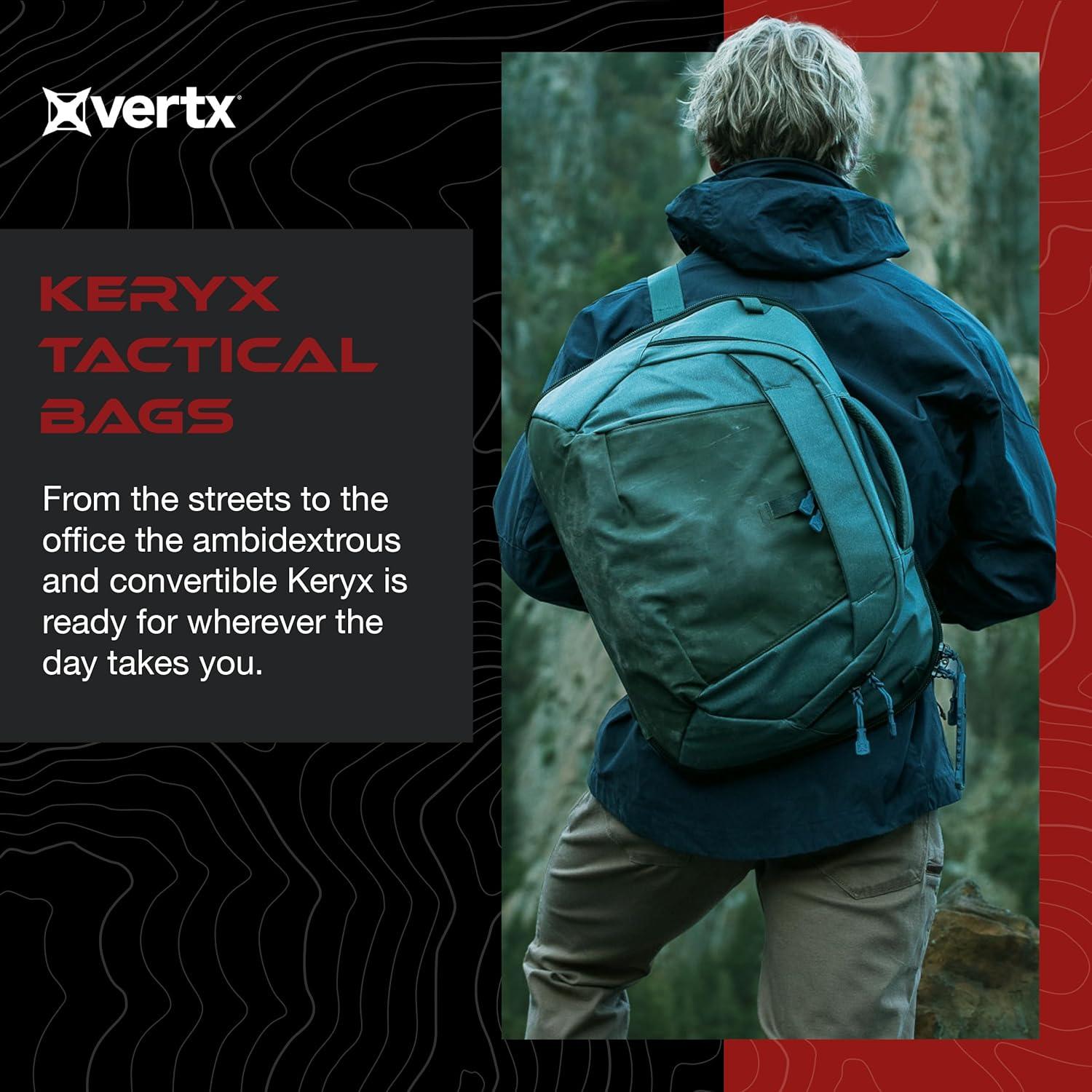 Bolsa de Bandolera Táctica Vertx Keryx 20L Heather OD