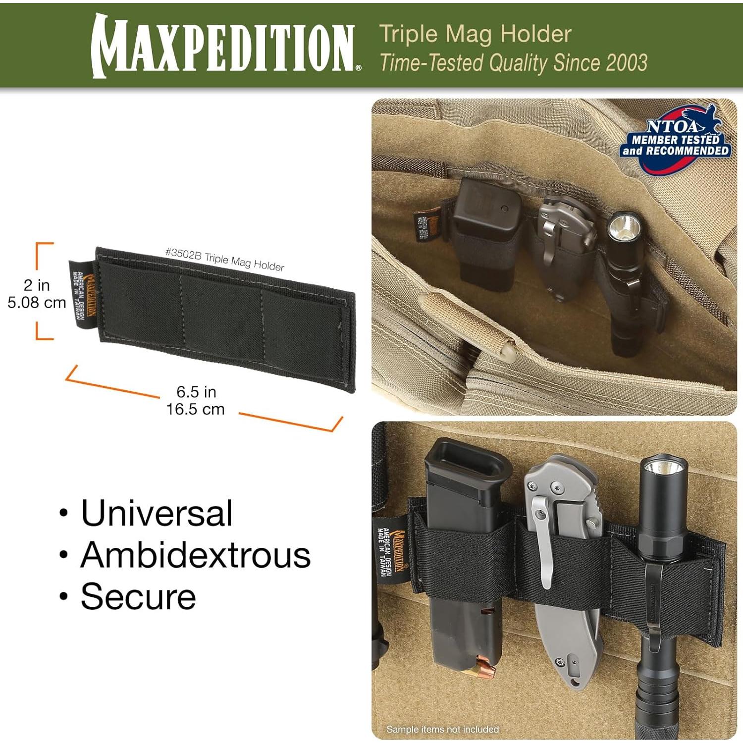 Maxpedition Holster Modular 1 Compartimento Negro