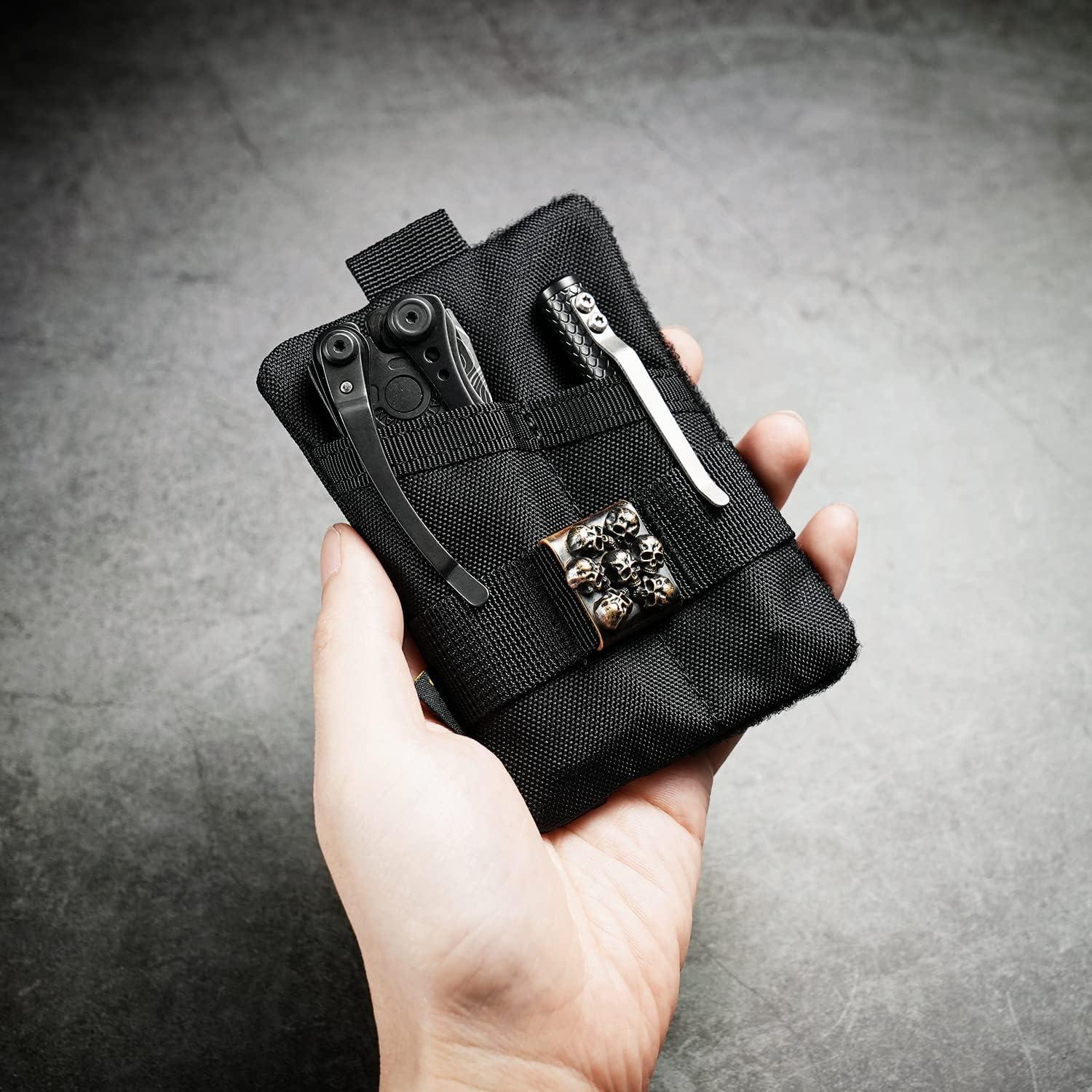 Pouch EDC VIPERADE VE15 Negro Organizador de Bolsillo 11.5x8.1cm