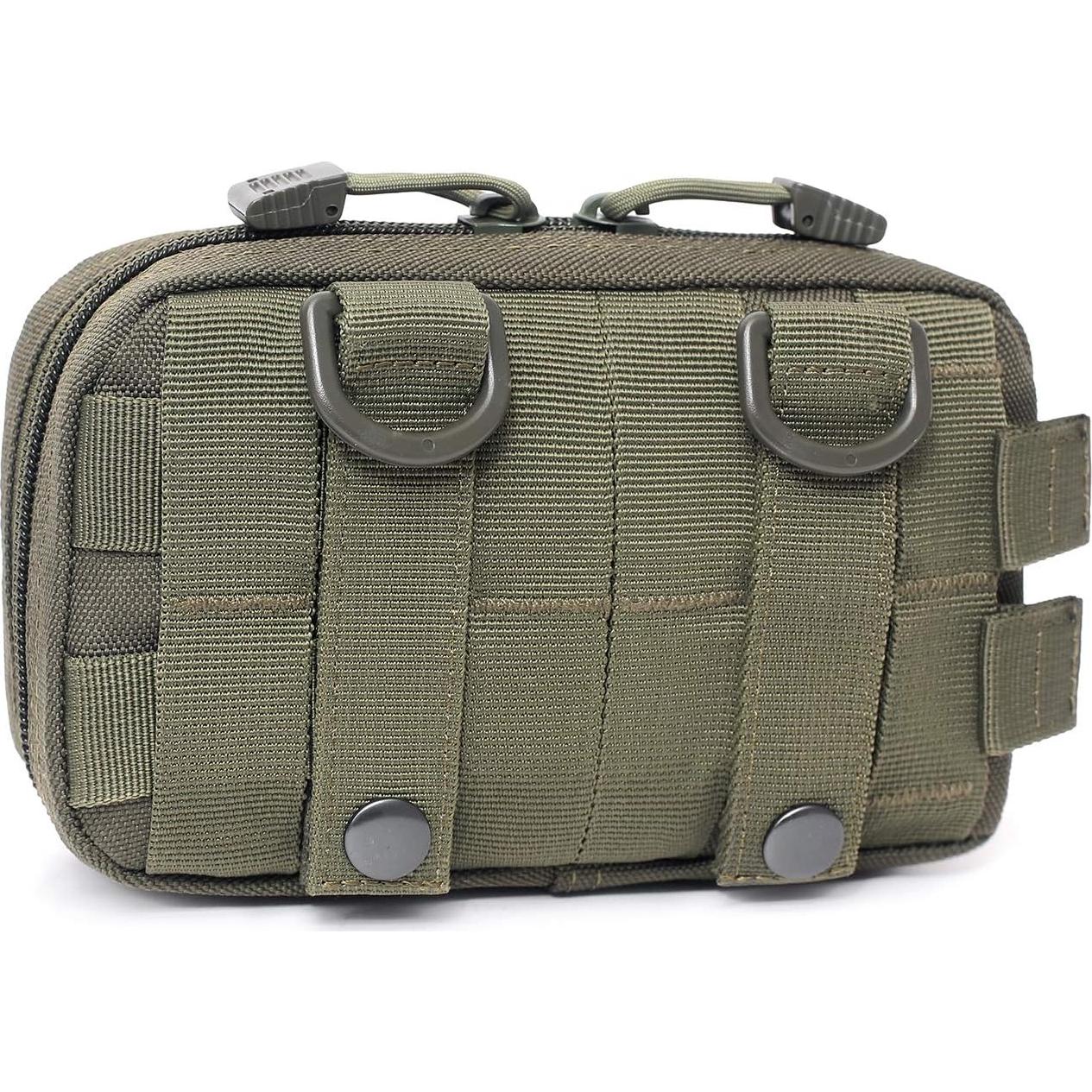 Bolsa Táctica Molle Horizontal Tacticool Verde Militar EDC