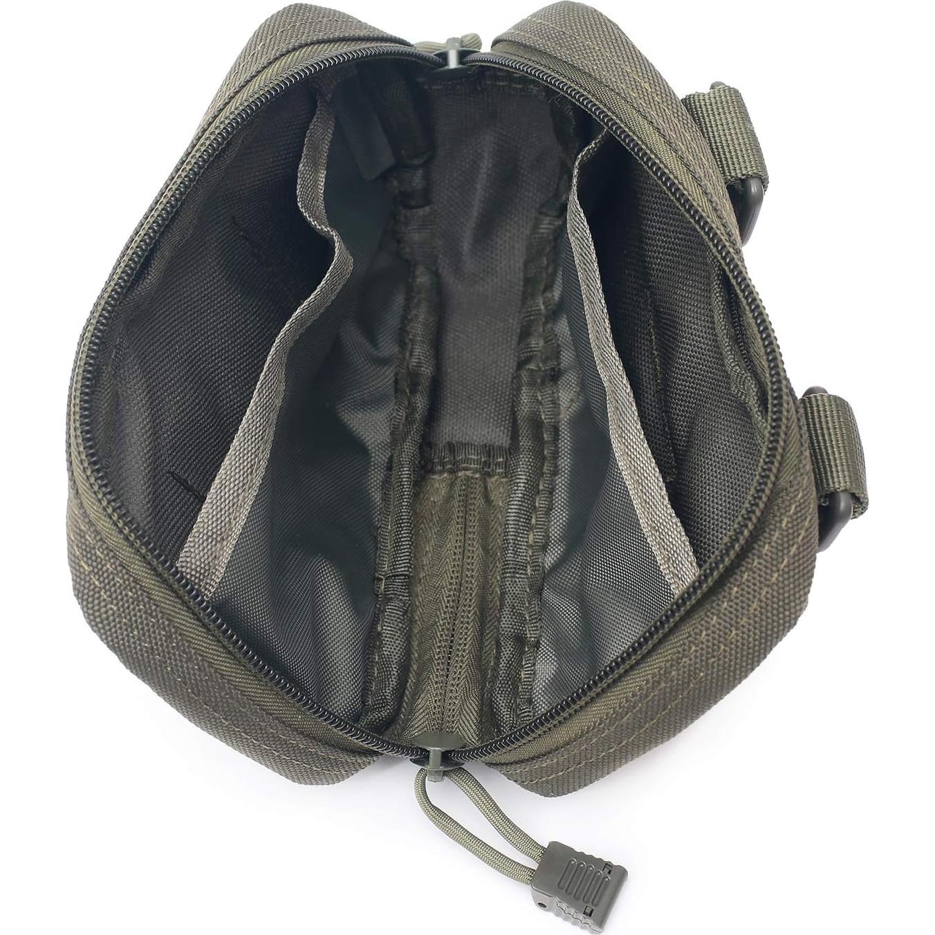 Bolsa Táctica Molle Horizontal Tacticool Verde Militar EDC