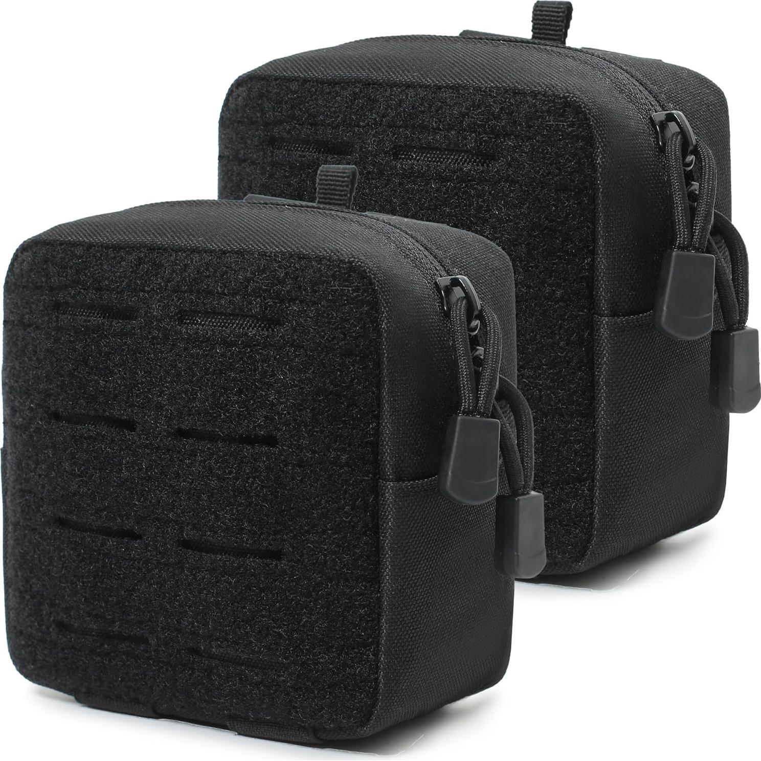 Paquete de 2 Bolsas Tácticas Molle Katadem 11.43x6.35cm