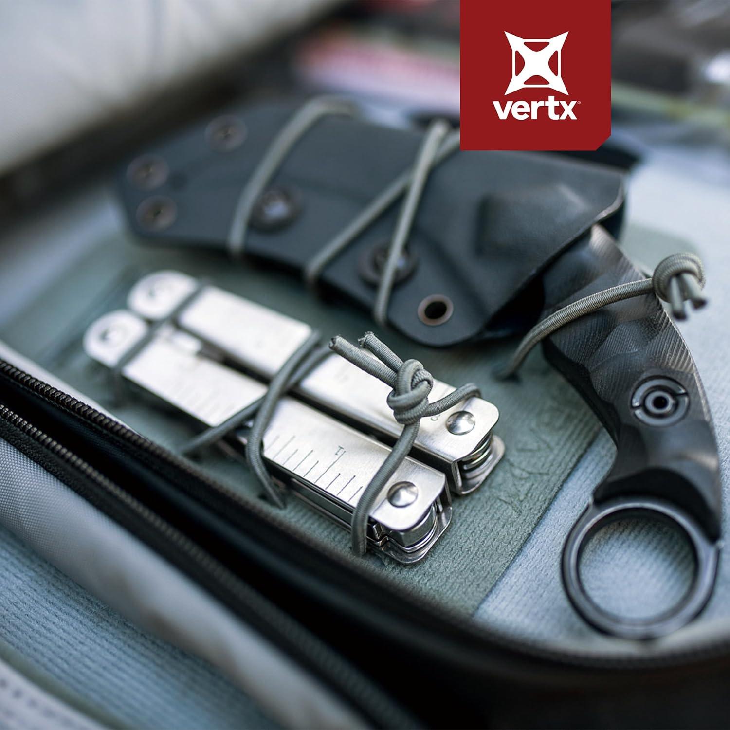 Vertx MAP Admin Double Compatible Molle System Organizer Insert Patch Panel Accessories Attachment for Tactical Backpack Bag, Flashlight and Tool Accessory Holder