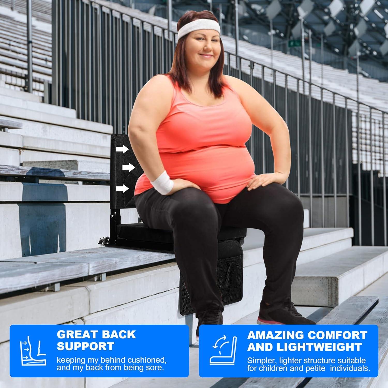 Asiento de Estadio Plegable Aviderxb KTZY-US con Cojín 5cm