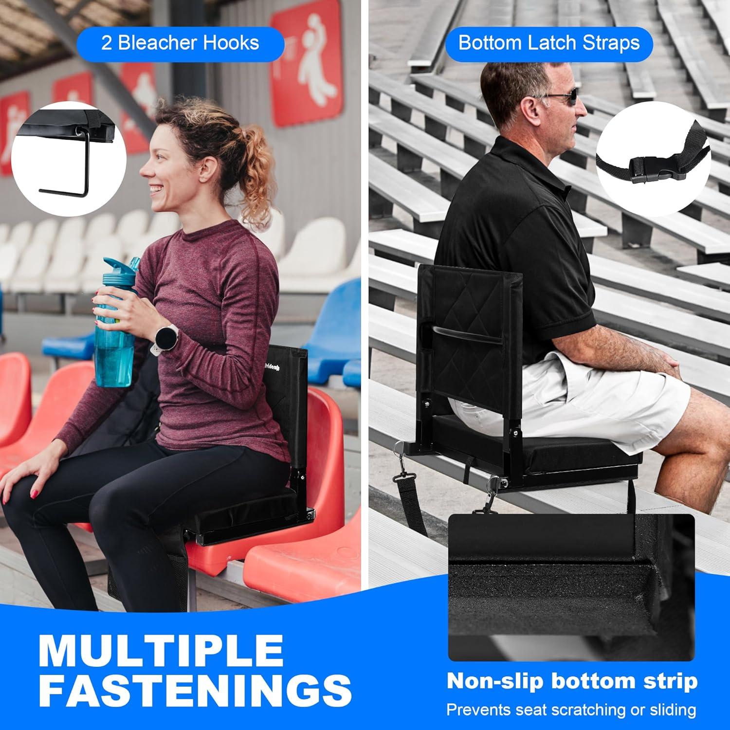 Asiento de Estadio Plegable Aviderxb KTZY-US con Cojín 5cm