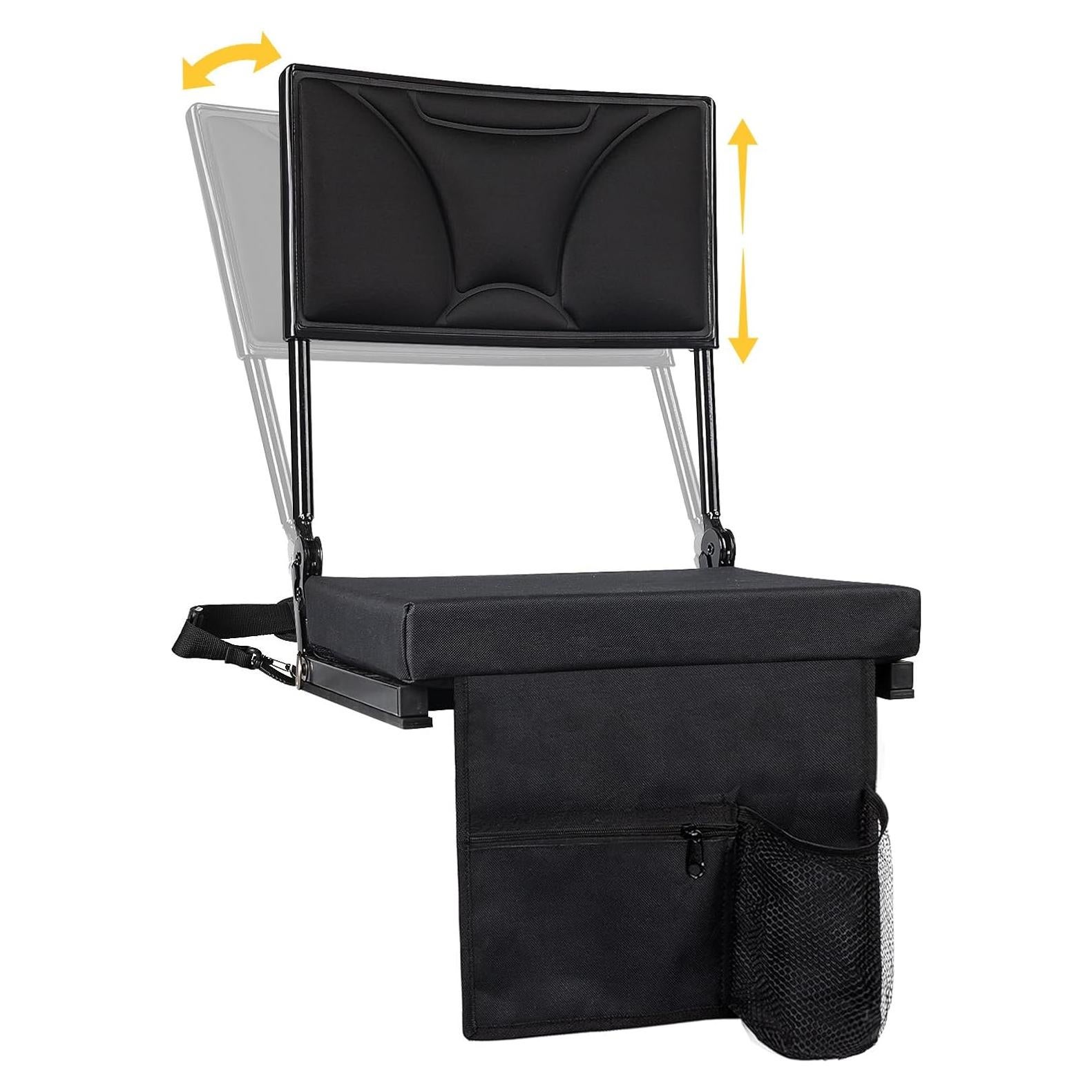 Silla de Estadio Cuipingoo SSC01A Plegable con Respaldo Ajustable