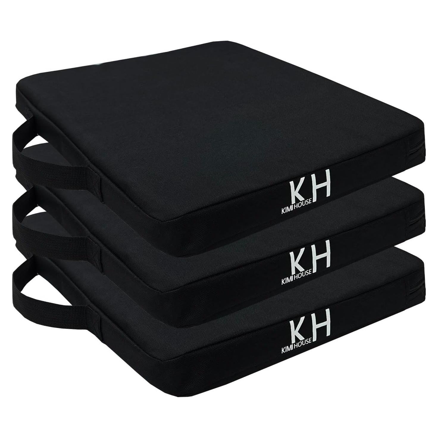 Cojines de Silla KIMI HOUSE 3 Piezas Portátiles 40.9x33cm