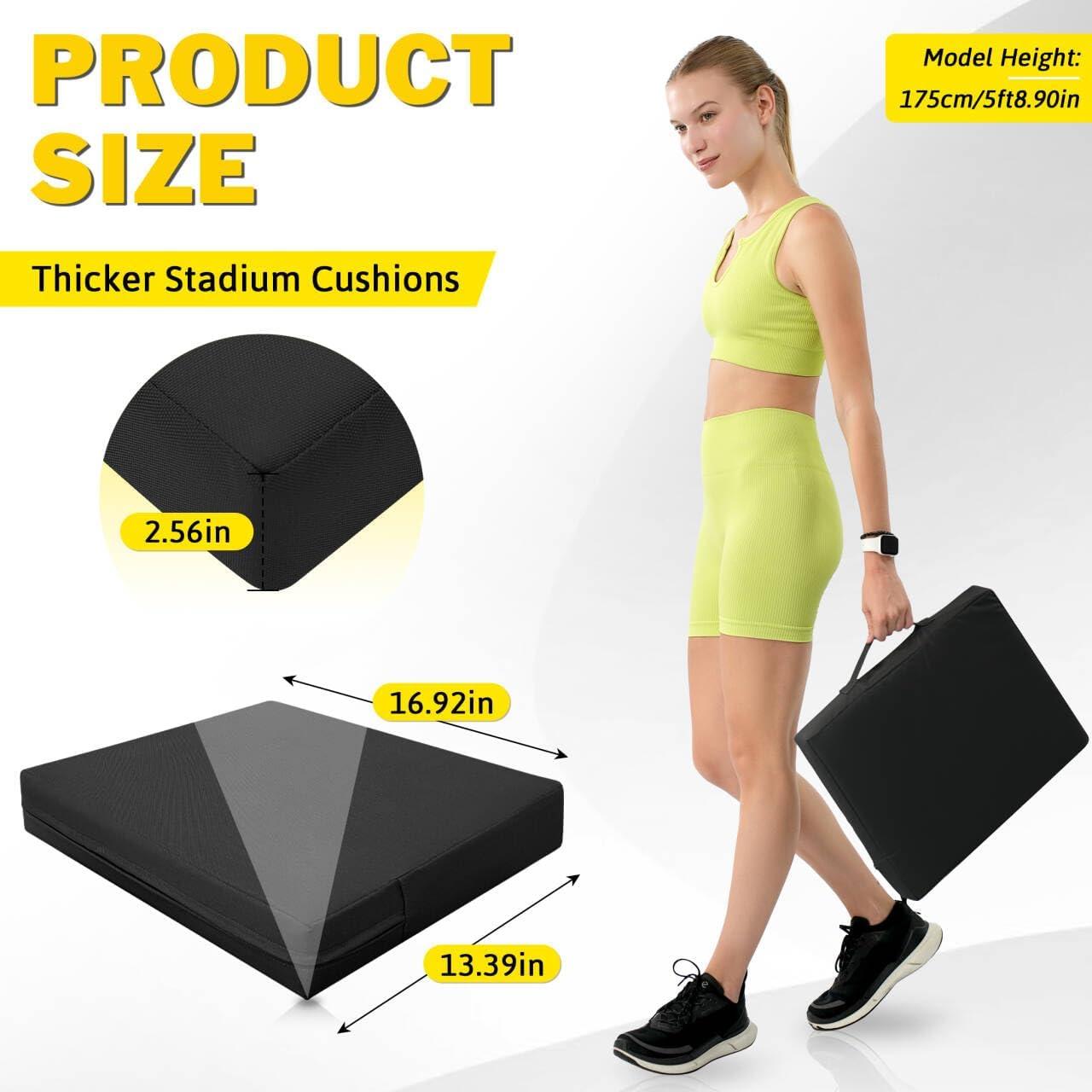 Cojines para Asientos de Estadio FASTMOMENT 2 Pcs Impermeables