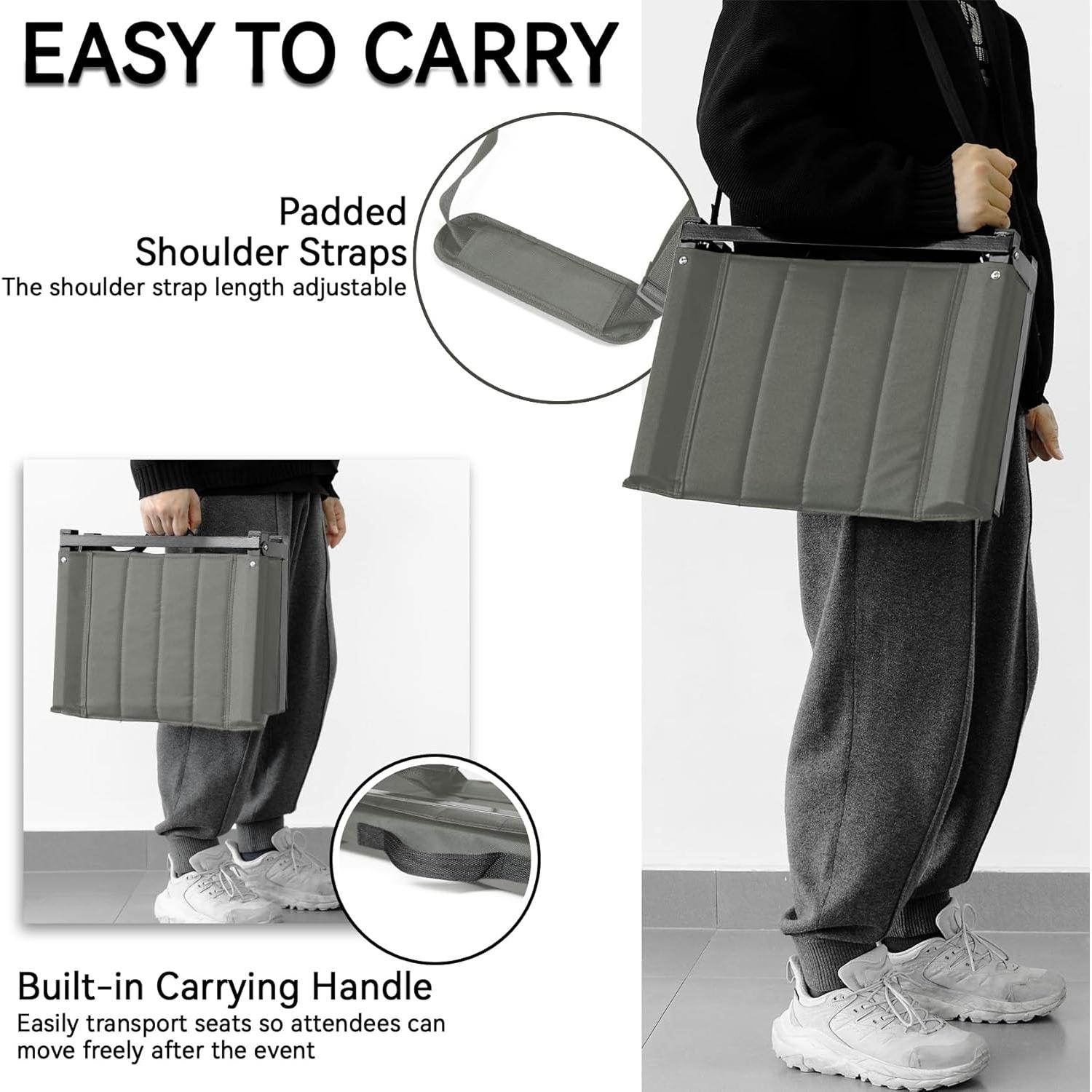 Asiento de Estadio Plegable SamitValt con Respaldo y Portavasos