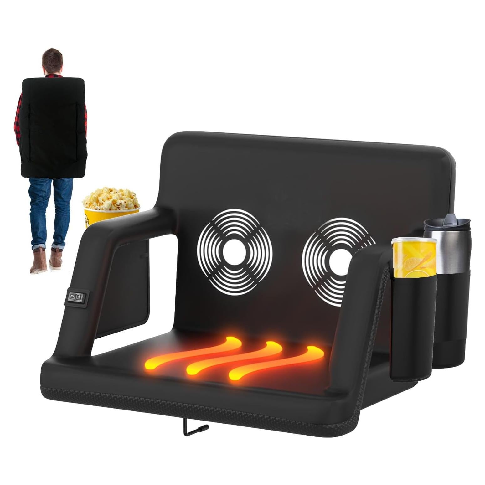 Silla de Estadio Calentada ZOMPAKER JDAM con Masaje 63.5 cm