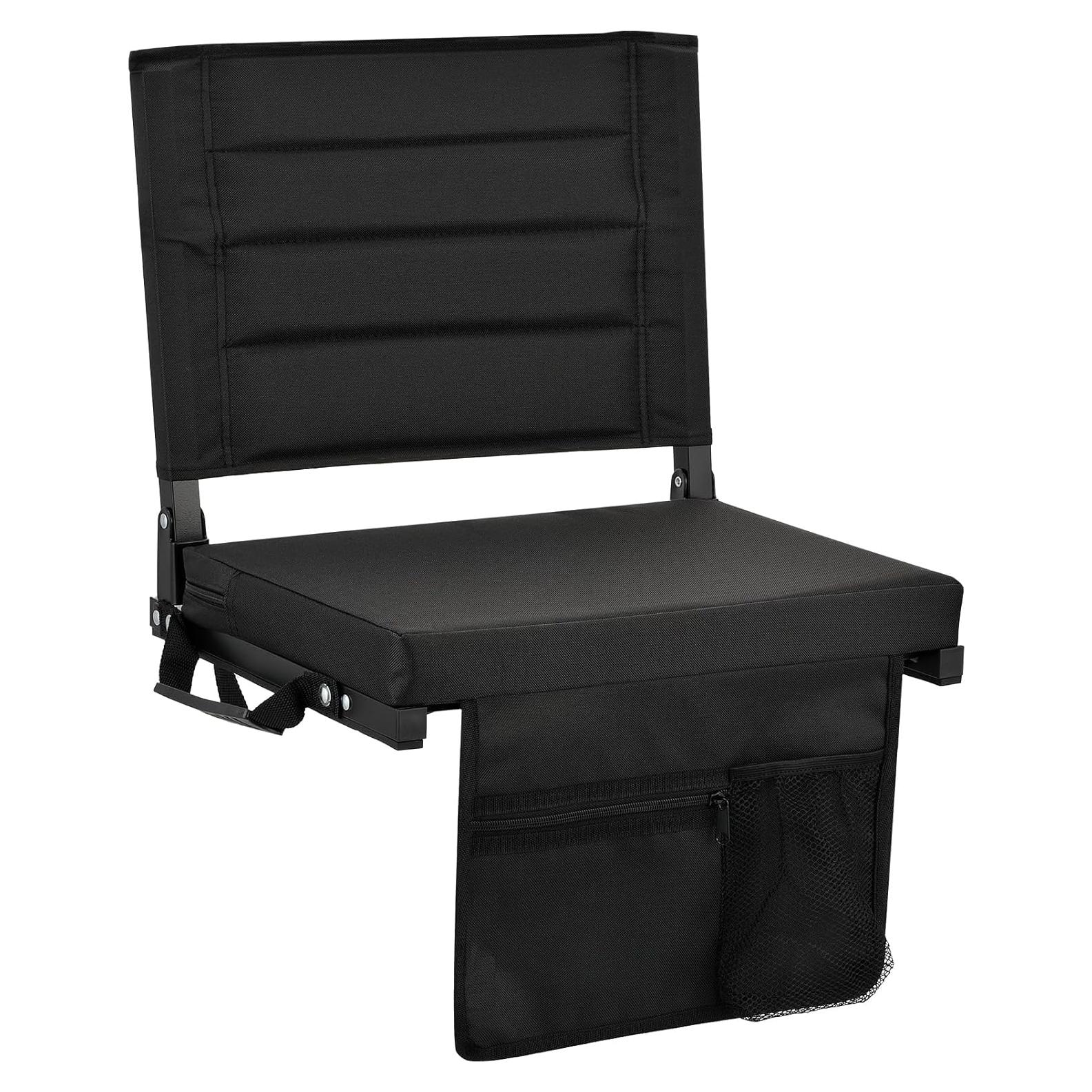 Silla Plegable Portátil ZOTORUN ZR8001 con Respaldo Negro