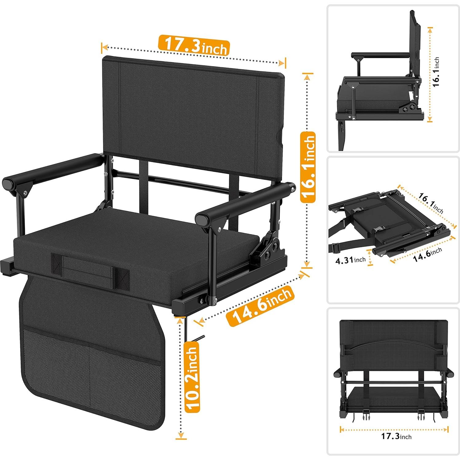 Asientos de Estadio Annzoe BTKTY001 con Soporte Espalda y Cojín