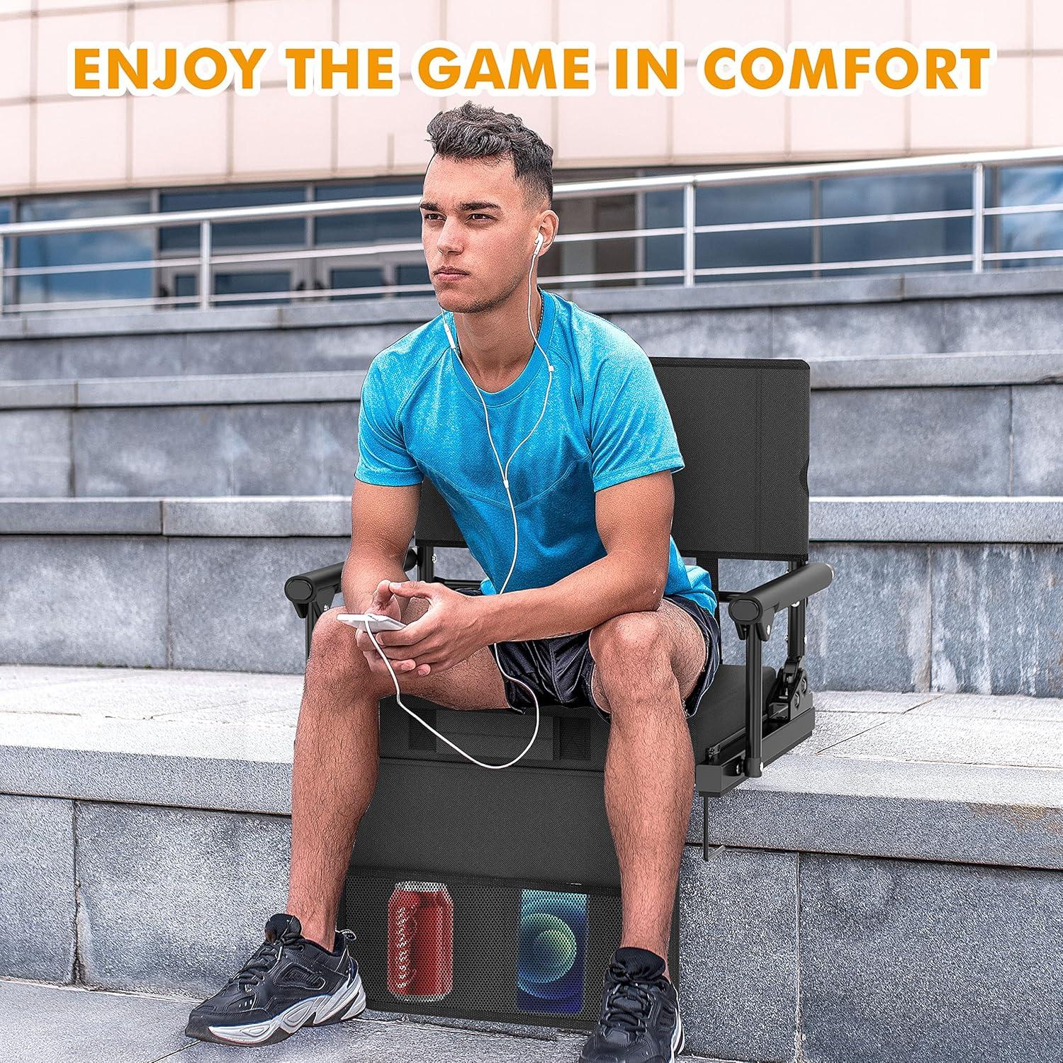 Asientos de Estadio Annzoe BTKTY001 con Soporte Espalda y Cojín