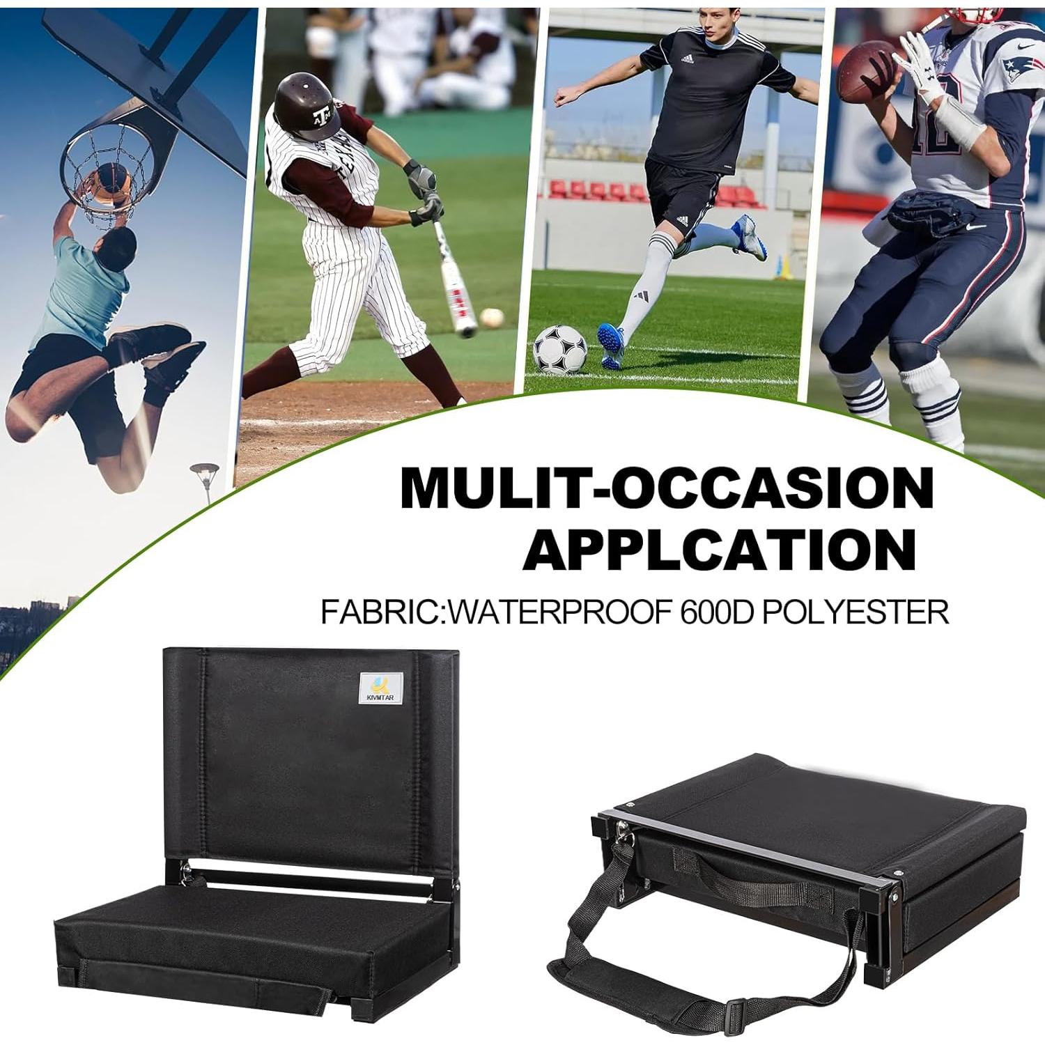 Asiento de Estadio KIVMTAR JS005 Camuflaje con Respaldo