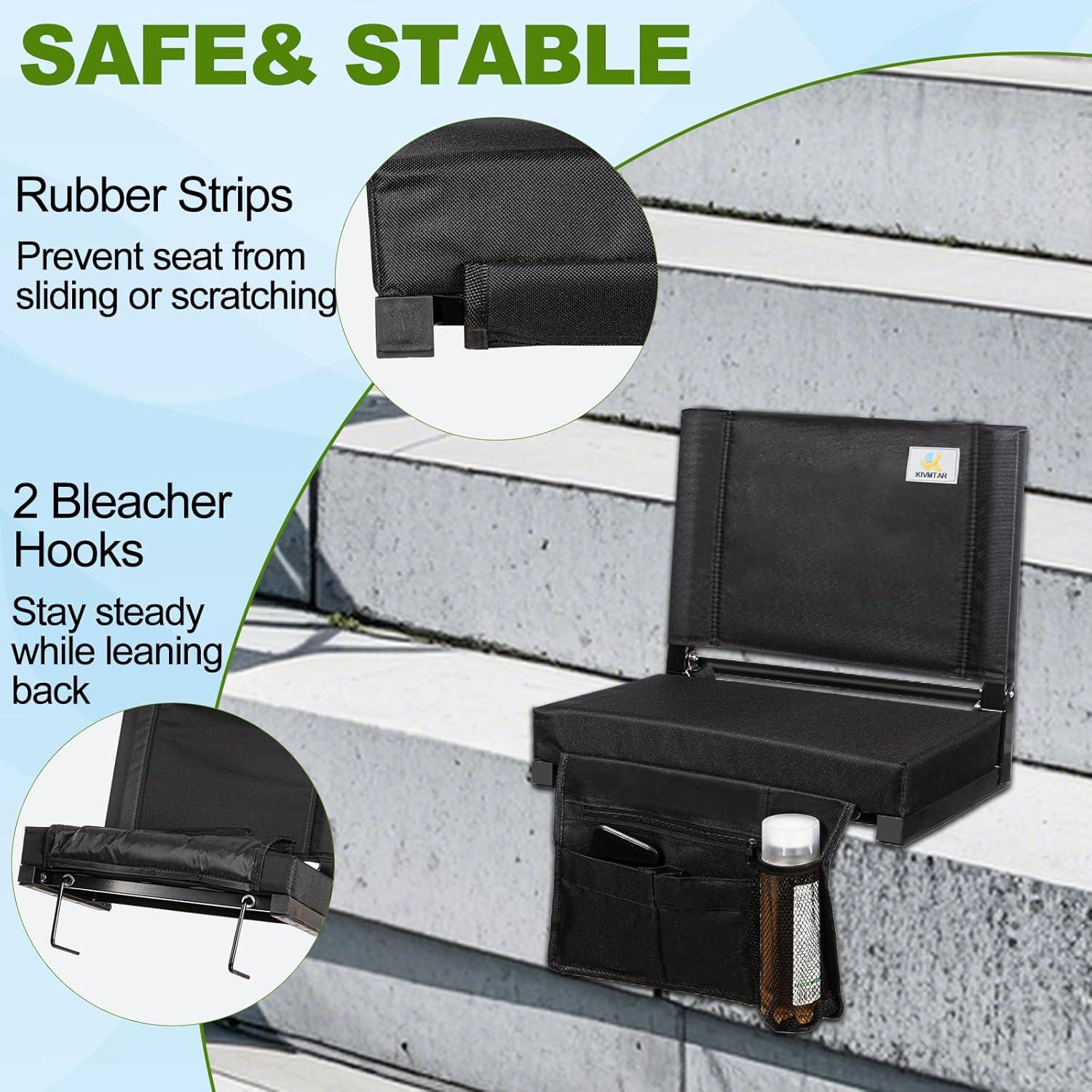 Asiento de Estadio KIVMTAR JS005 Camuflaje con Respaldo