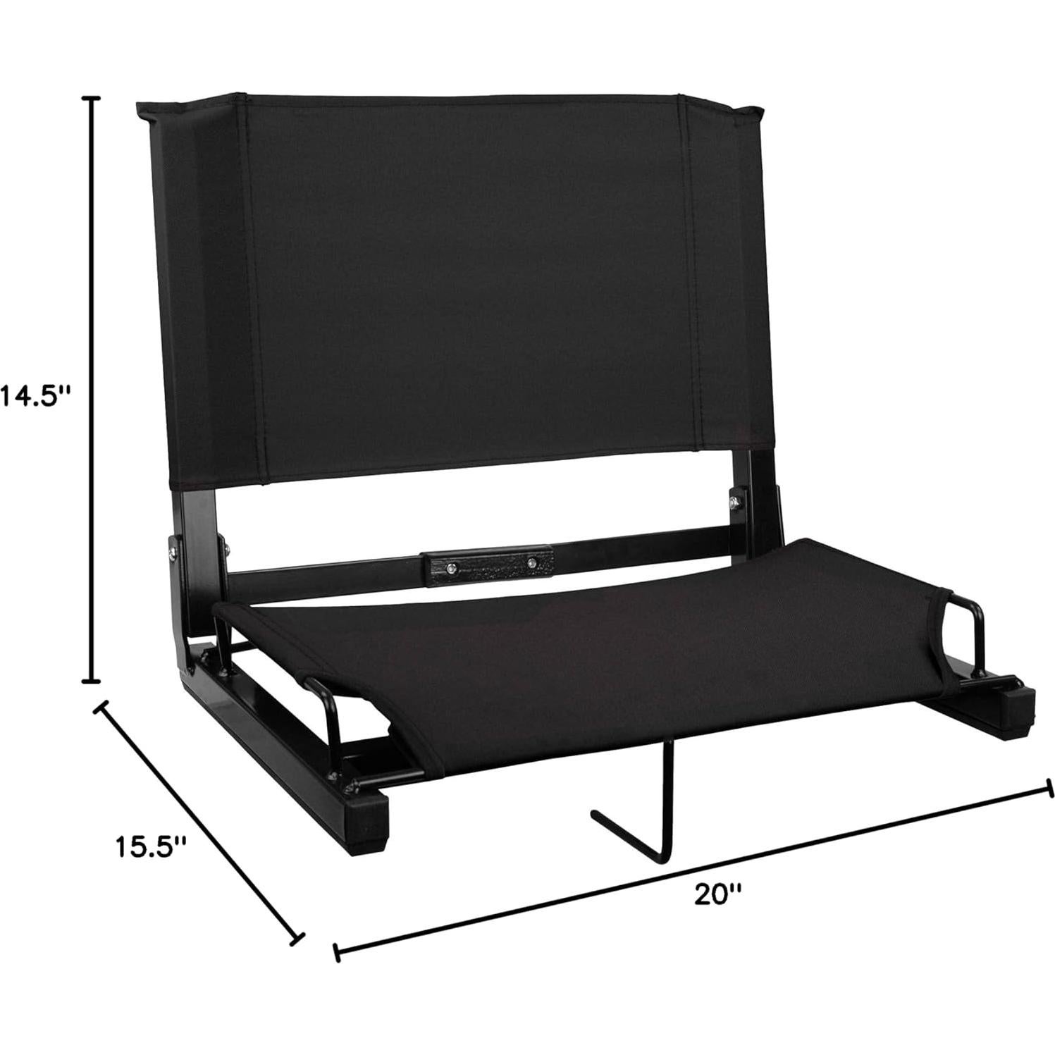 Silla de Estadio Ancha Sports Unlimited - Respaldo y Cojín
