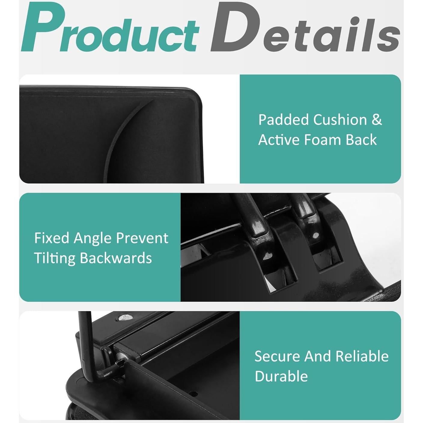 Silla de Graderías Plegable VCVCVOF con Cojín Acolchado