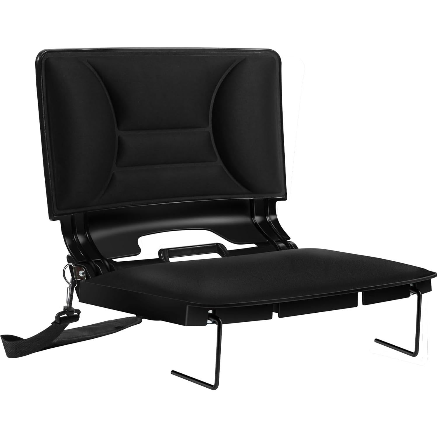 Silla de Graderías Plegable VCVCVOF con Cojín Acolchado