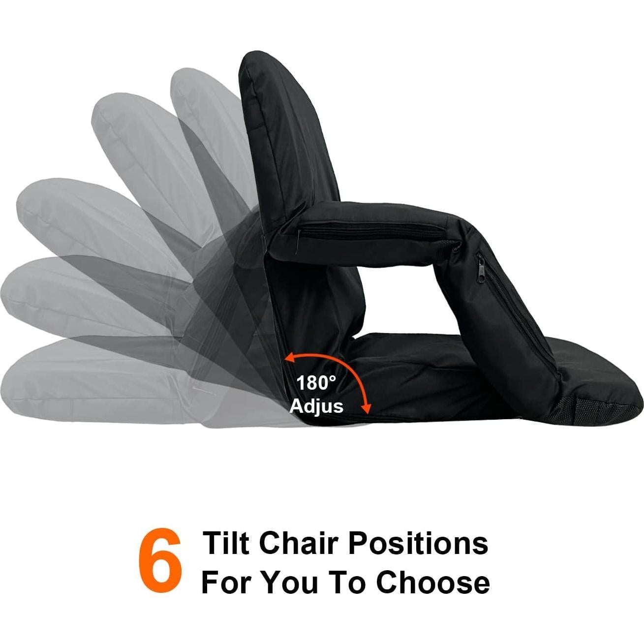 Silla de Gradas Portátil JUICYRAUL JU-MASSAGE con Calefacción y Masaje