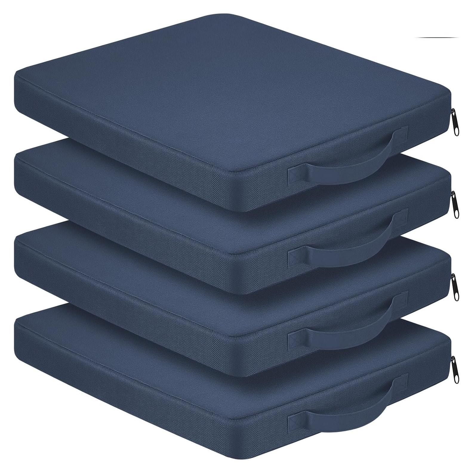 Cojín de Asiento de Estadio Juexica 4 Piezas Acolchado 38x33cm