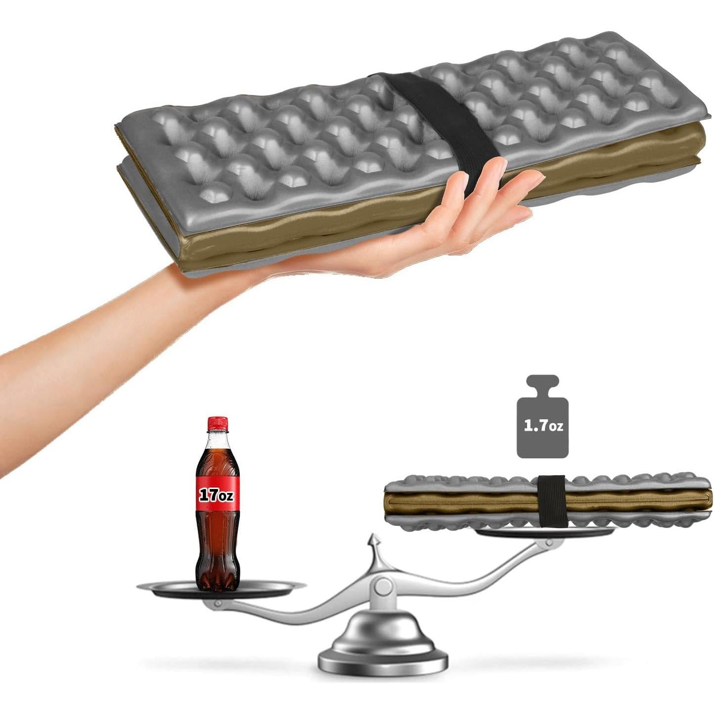 Almohadilla de Asiento Plegable FOCHIER F IXPE Gris 40x30cm