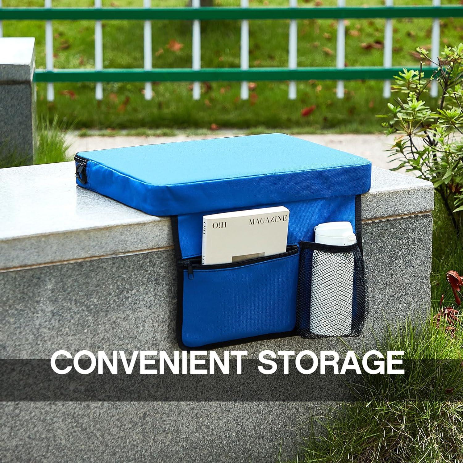 Asientos de Estadio Portátiles Hosuly 2 Unidades con Portavasos