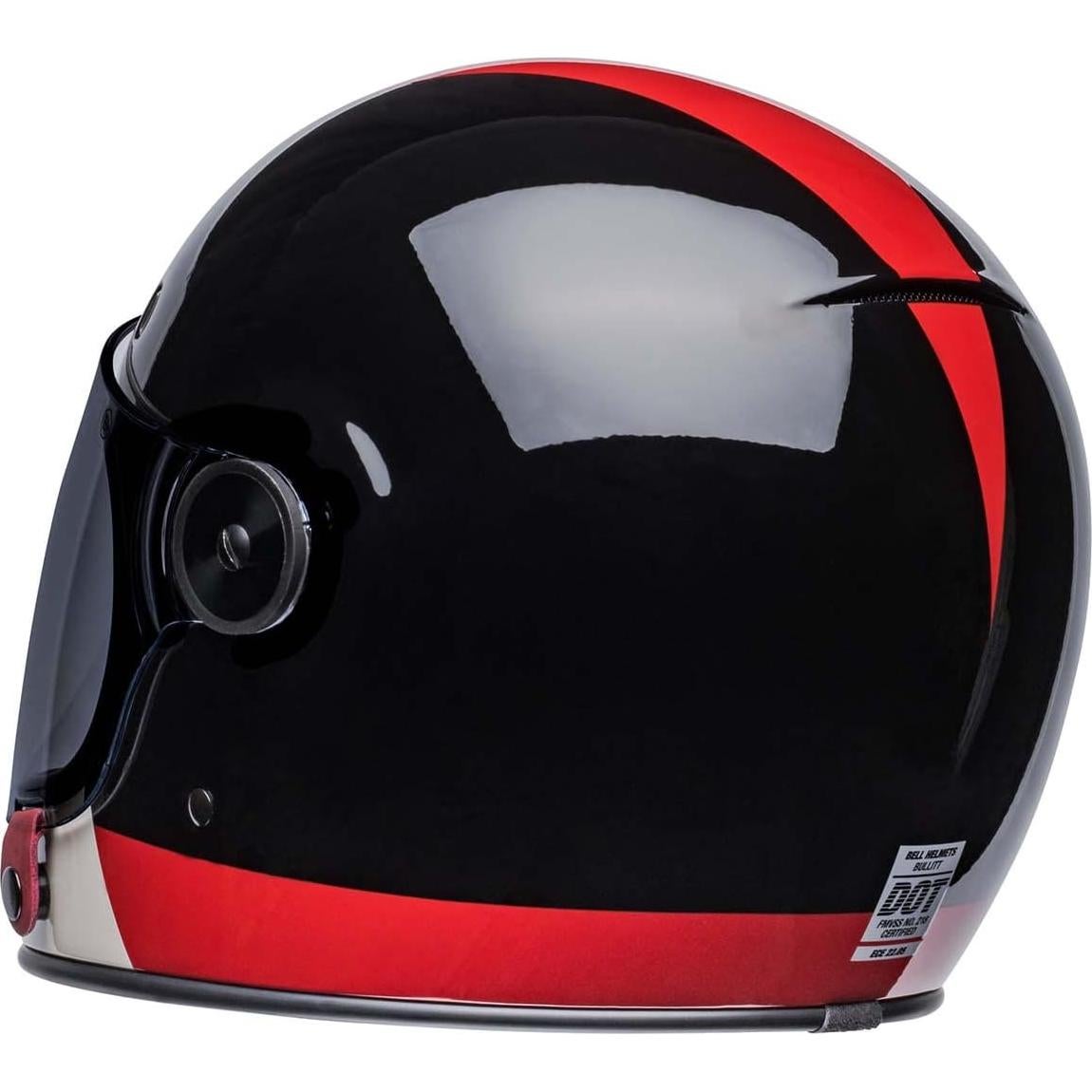 Casco BELL Bullitt Grande Negro Brillante/Borgoña