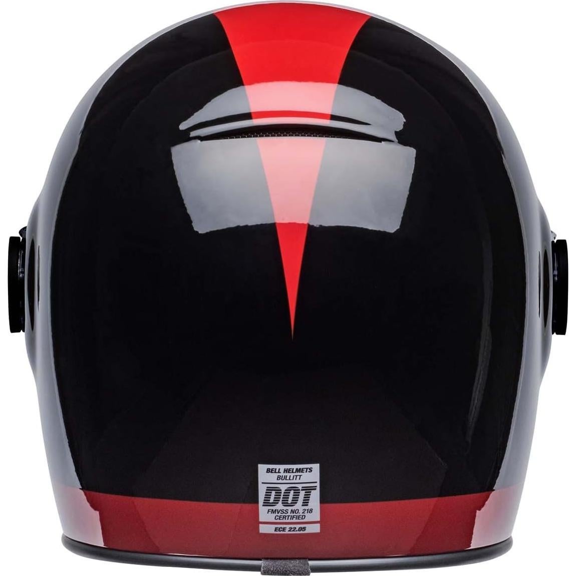 Casco BELL Bullitt Grande Negro Brillante/Borgoña