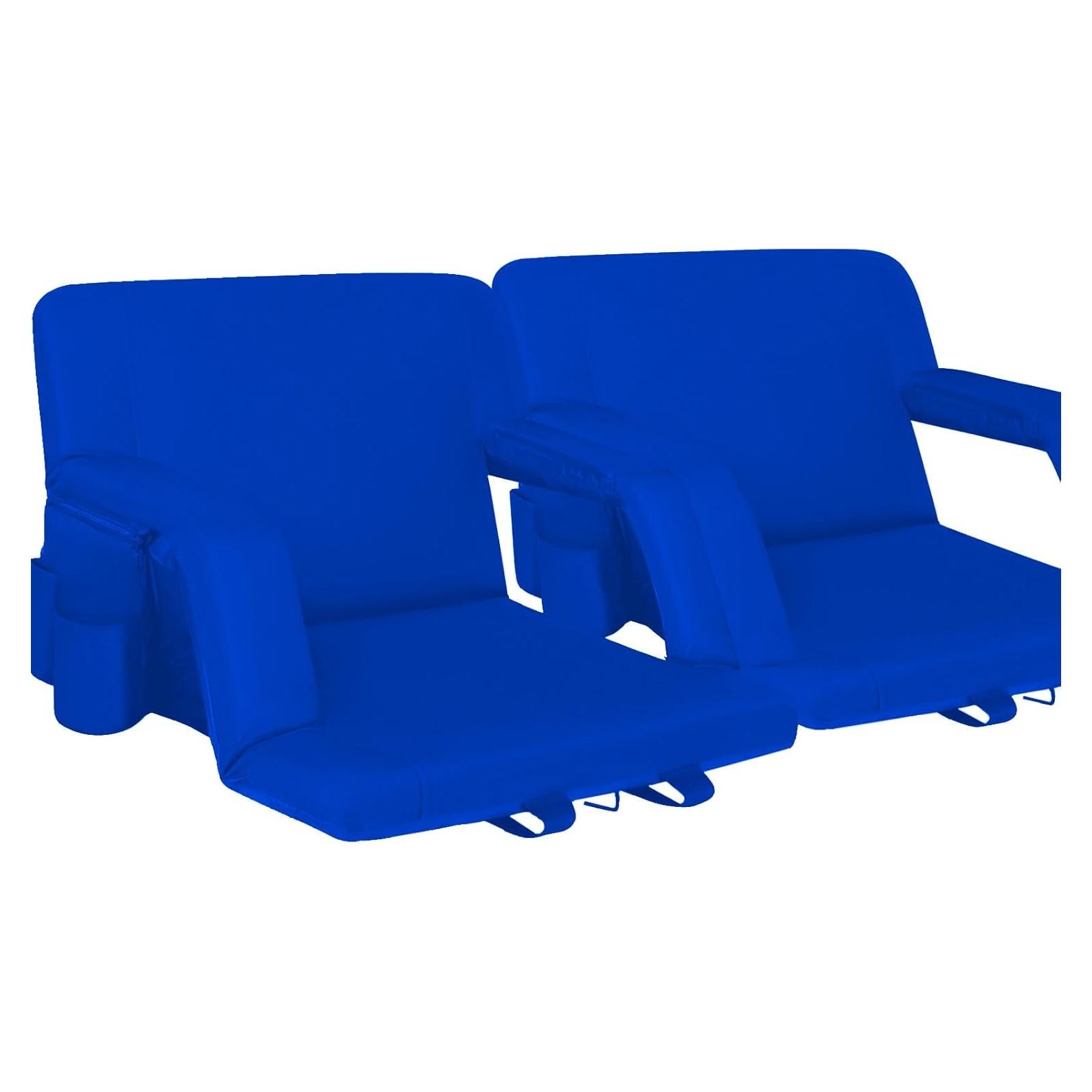 Asientos de Estadio Seamander Reclinables con Soporte Espalda 2-Pack