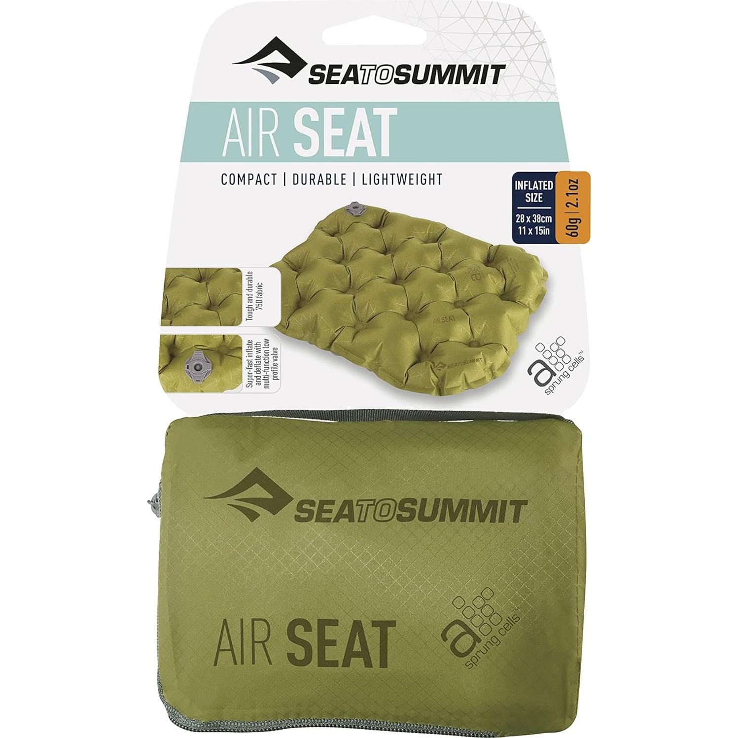 Asiento Inflable Sea to Summit - Cojín Compacto Verde