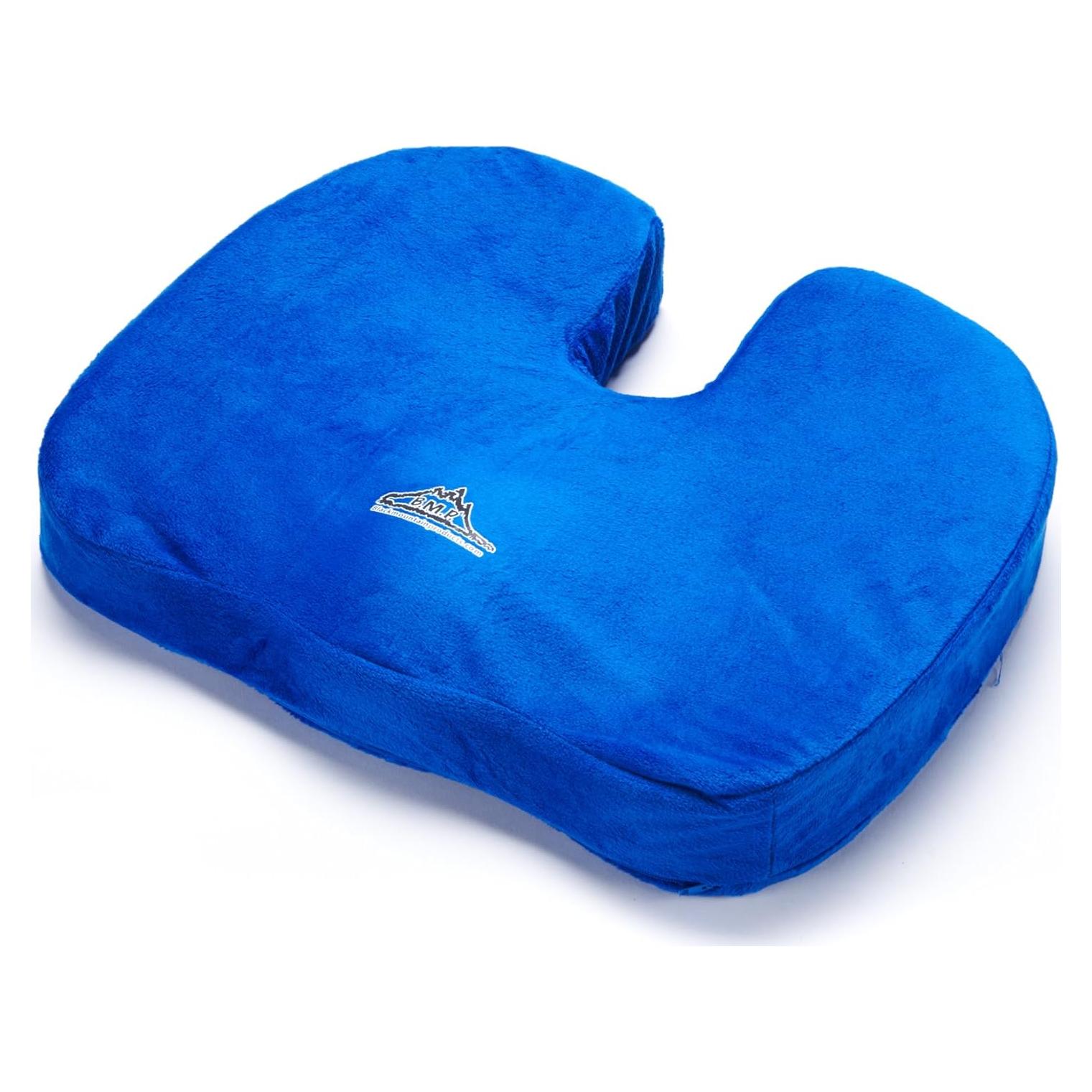 Cojín de Asiento Ortopédico Black Mountain Azul Espuma de Memoria